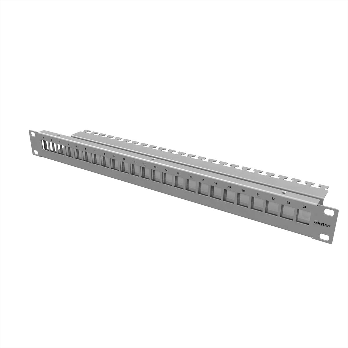 EasyLan CKVPL0101E, RJ-45, Grau, Eisen, Rackeinbau, 1U, IP20