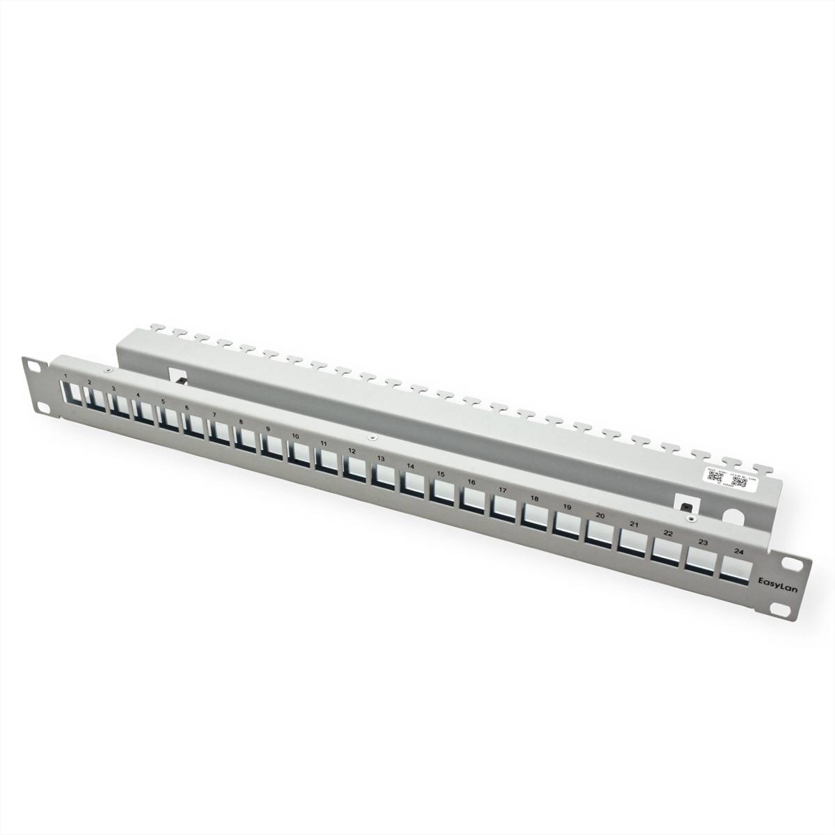 EasyLan CKVPL0101E, RJ-45, Grau, Eisen, Rackeinbau, 1U, IP20