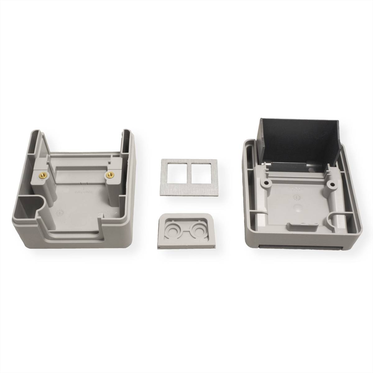 EasyLan preLink / fixLink AP-Dose grau