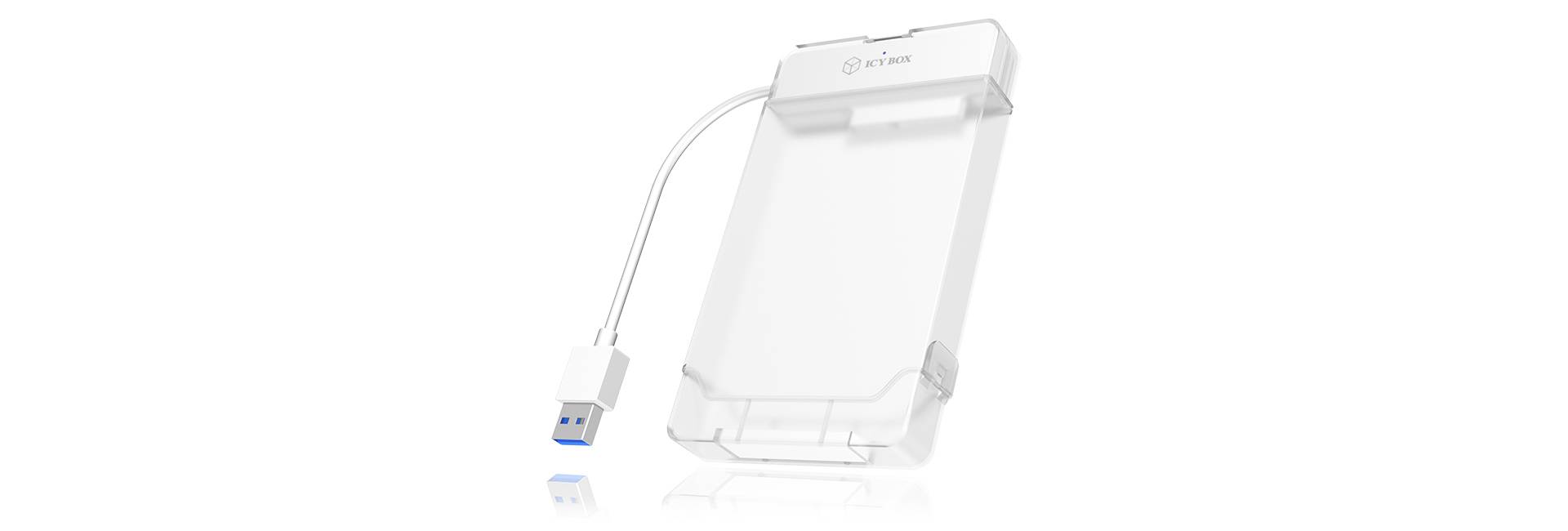 RaidSonic ICY BOX IB-AC703-U3 - Speichergehäuse mit Datenanzeige, Netzanzeige, EasySwap Mechanism - 2.5" (6.4 cm)