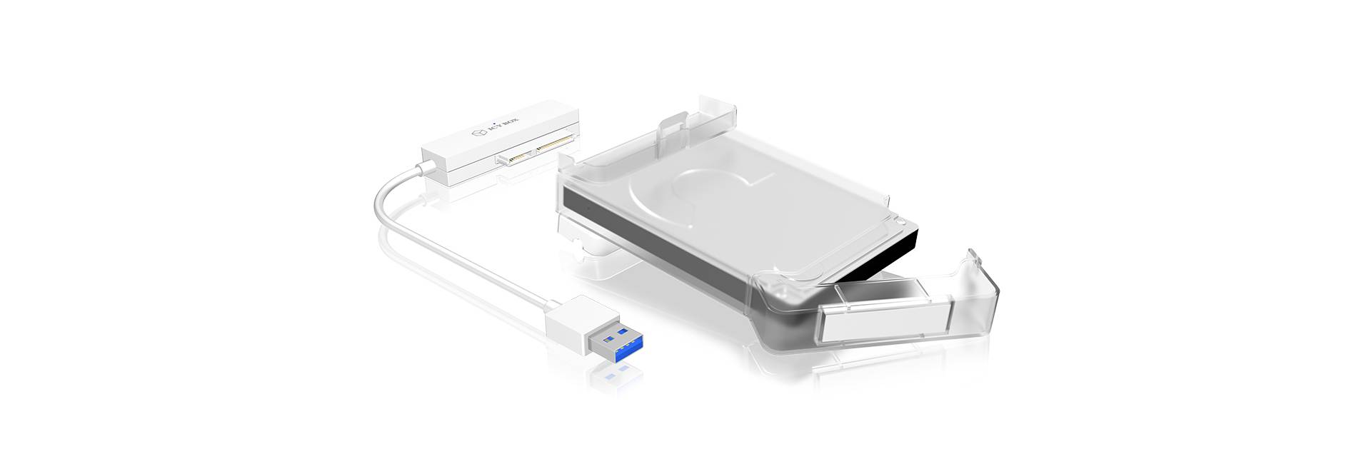 RaidSonic ICY BOX IB-AC703-U3 - Speichergehäuse mit Datenanzeige, Netzanzeige, EasySwap Mechanism - 2.5" (6.4 cm)