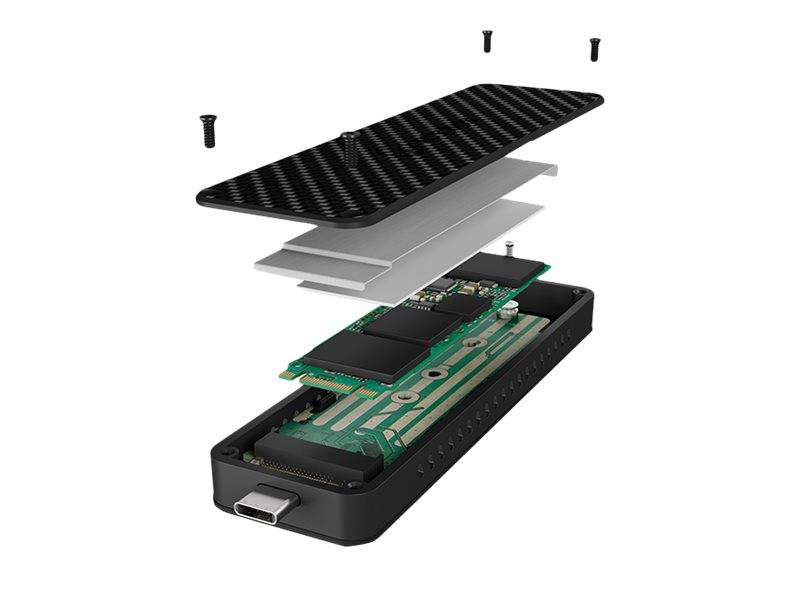 RaidSonic ICY BOX IB-1820M-C31 - Speichergehäuse - M.2 NVMe Card - USB 3.1 (Gen 2)