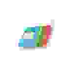 IB-AC602b-6, 3,5" HDD Schutzbox, transparent, 6 Farben (weiß, grau, rot, grün, blau, orange)