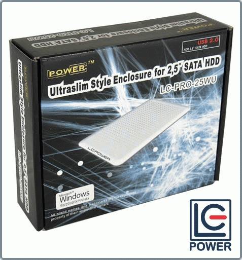 LC Power LC-PRO-25WU - Speichergehäuse - 2.5" (6.4 cm)