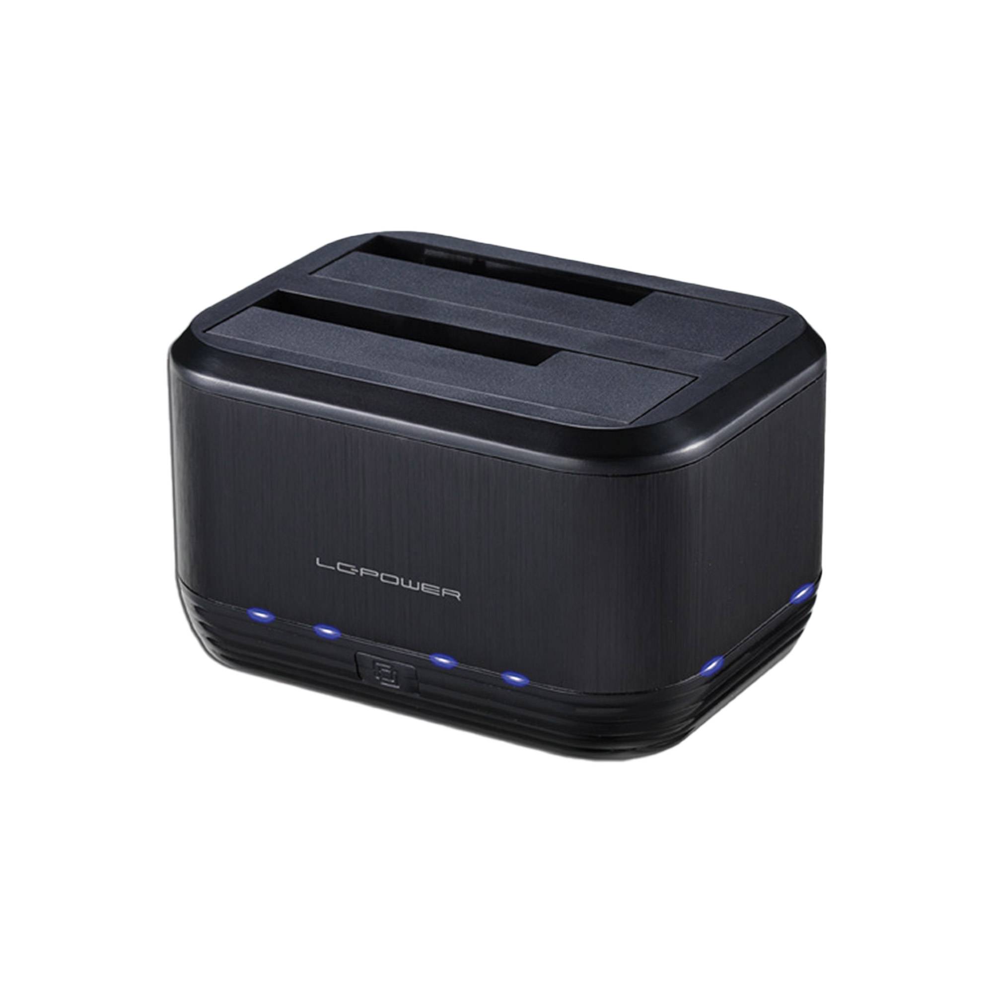 LC-POWER - LC Power LC-DOCK-U3-III - HDD-Dockingstation mit Ein/Aus-Schalter, Klon-Funktion Schächte: 2 - 2,5"" / 3,5""