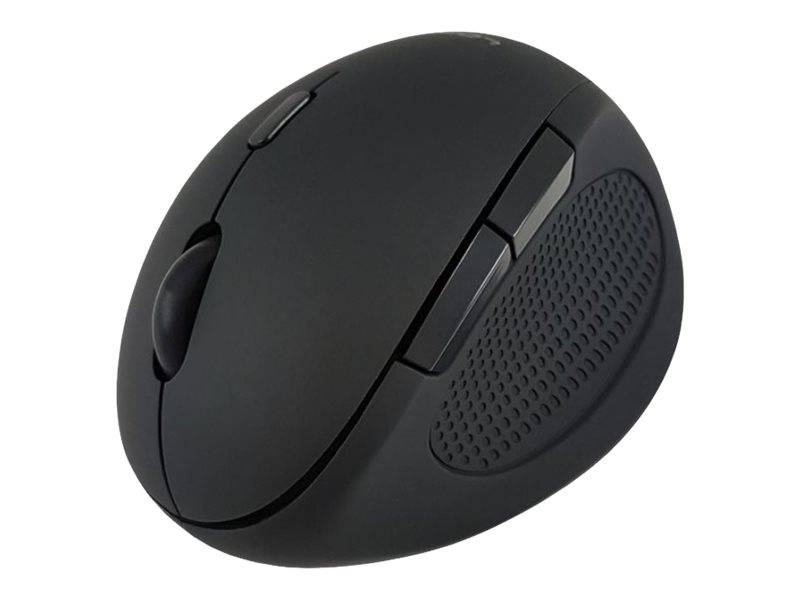 LC Power M714BW - Maus - ergonomisch - optisch - 5 Tasten - kabellos - 2.4 GHz - kabelloser Empfänger (USB)