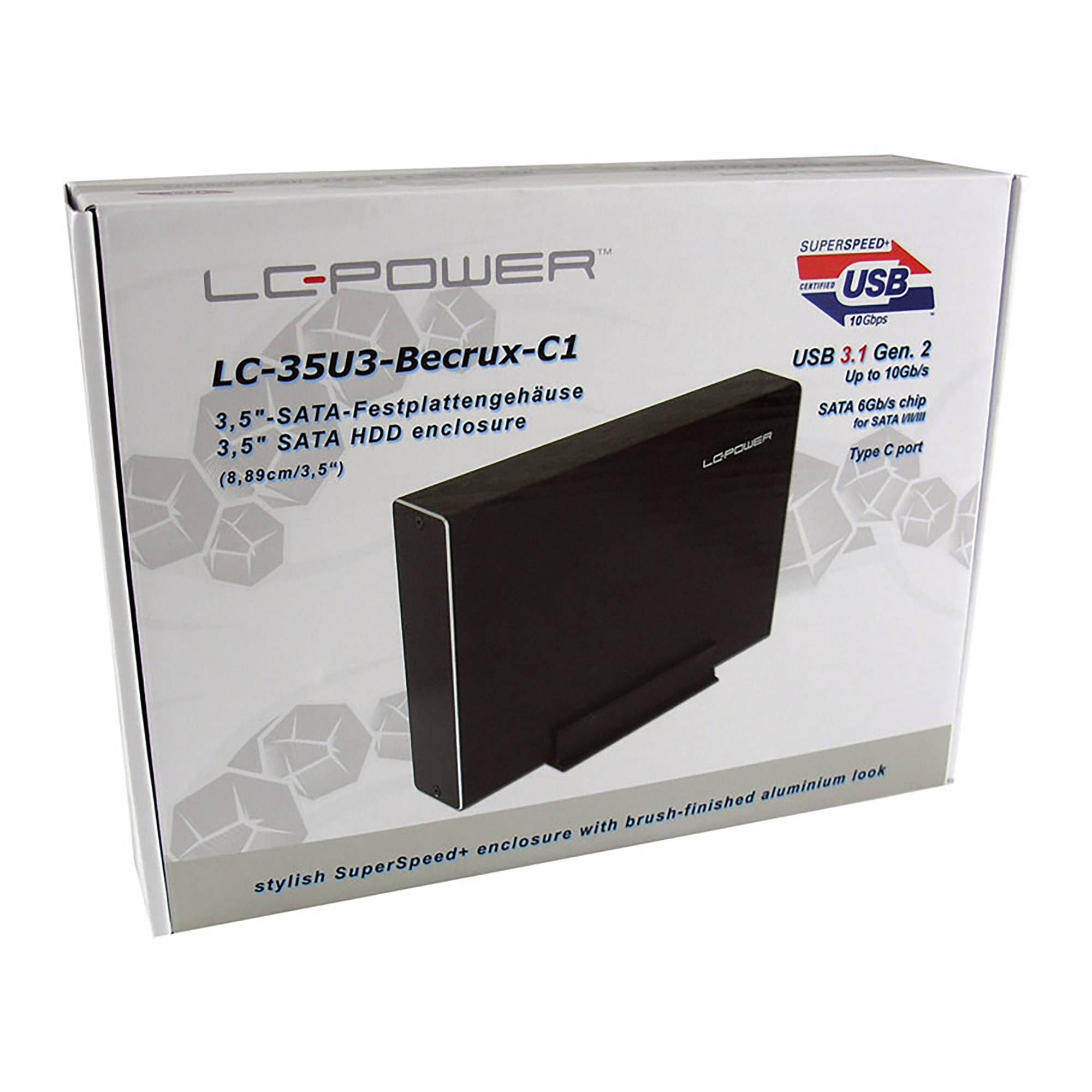 LC-POWER - LC Power LC-35U3-Becrux-C1 - Speichergehäuse - 3.5"" (8.9 cm)