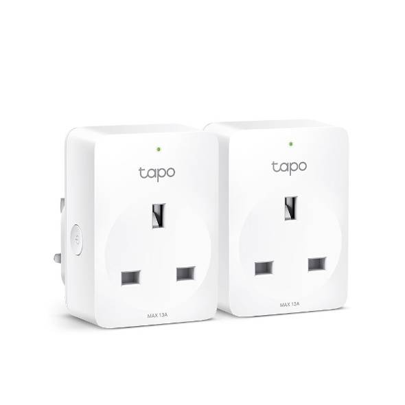 TP-LINK - Tapo P100 V2 - Smart-Stecker - mini - kabellos - 802.11b/g/n, Bluetooth 4.2 - 2.4 Ghz (Packung mit 2)