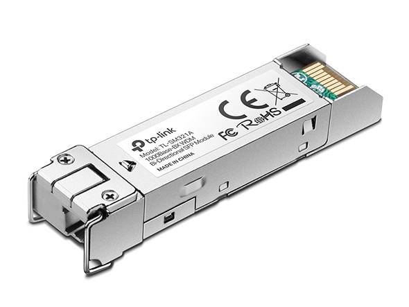 TP-Link TL-SM321A-2 V1 - SFP (Mini-GBIC)-Transceiver-Modul - 1GbE - 1000Base-BX - LC/UPC Einzelmodus - bis zu 2 km - 131