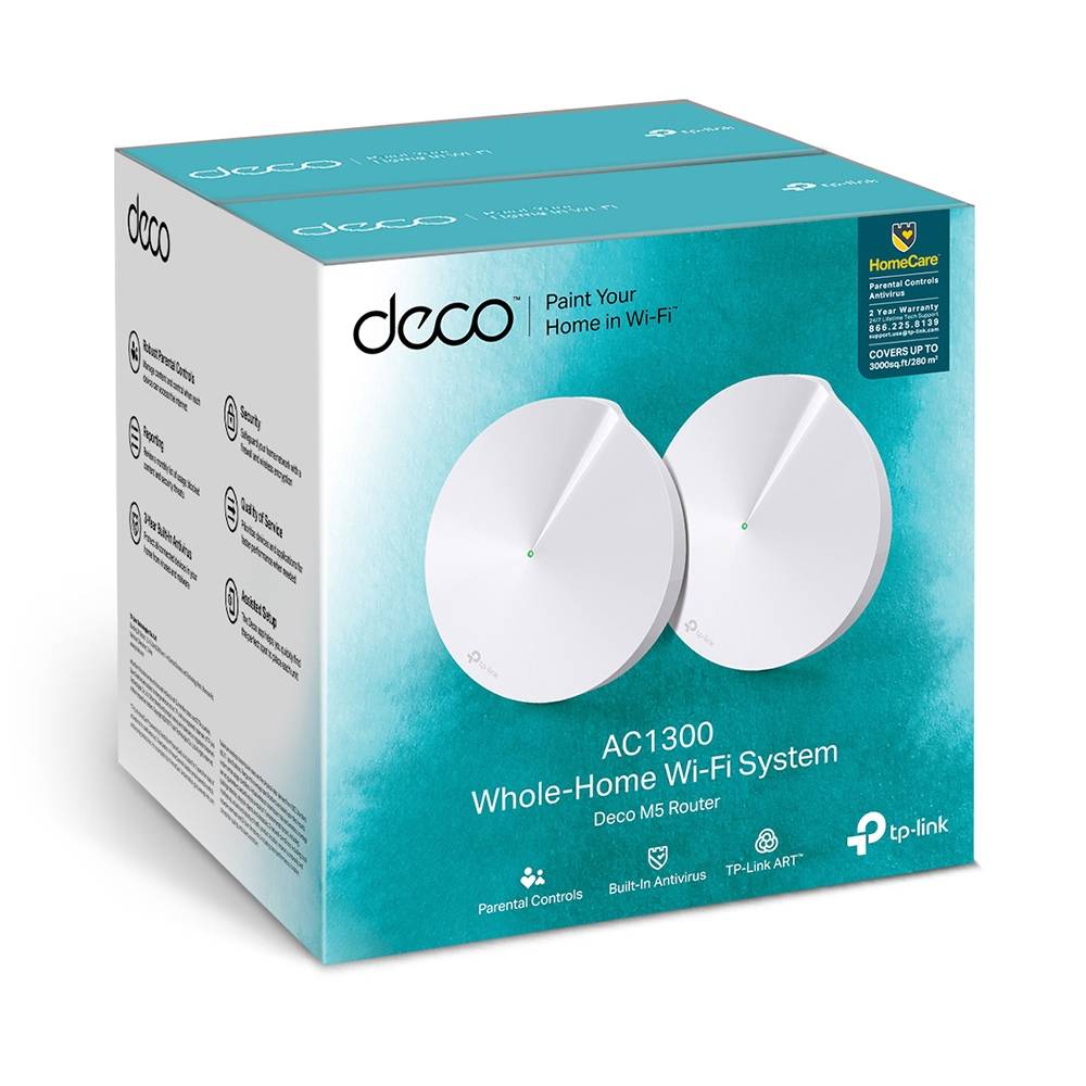 TP-Link DECO M5 - WLAN-System - (2 Router) - bis zu 418 m²