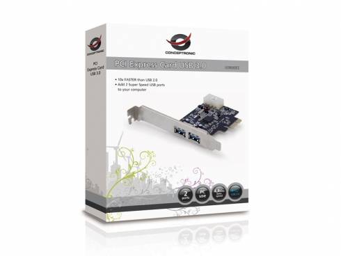 Conceptronic CUSB3EXI - USB-Adapter - PCIe