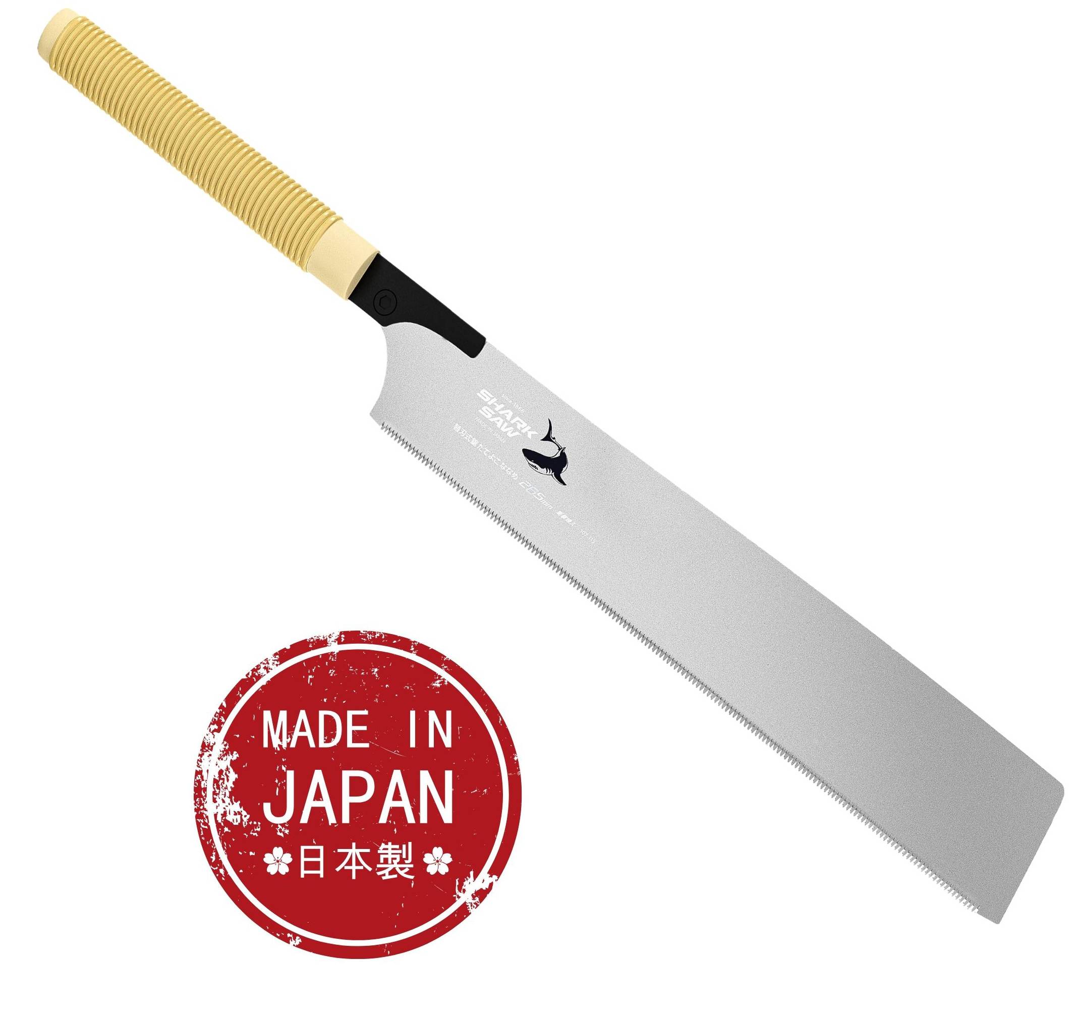 FAMEX 5535 Profi Japansäge 265mm, Made in Japan - mit hochwertigem Rattangriff – 15 TPI