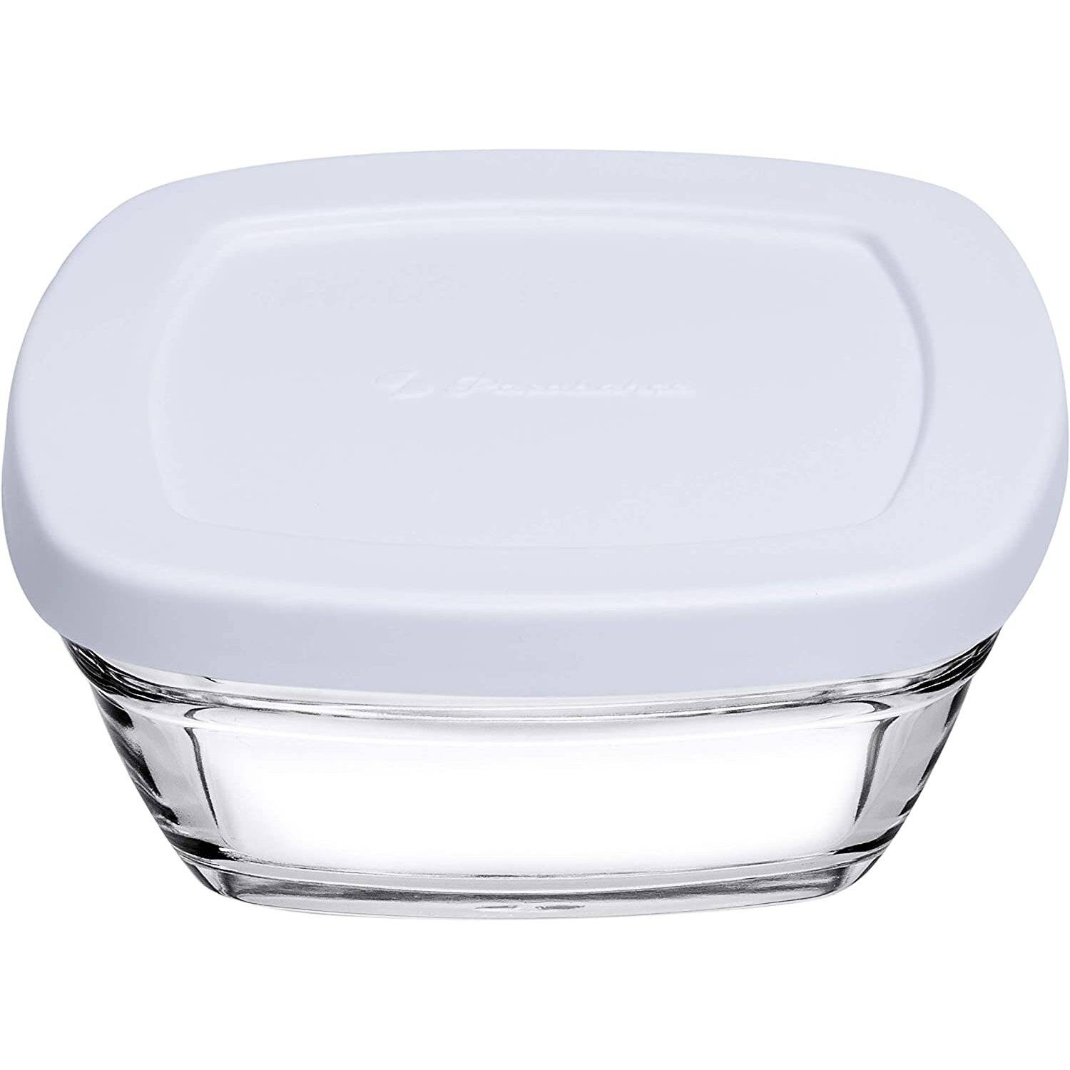 Pasabahce 4x 310ml Glasschalen mit Deckel Puddingschalen Dessertschalen Glasschüssel