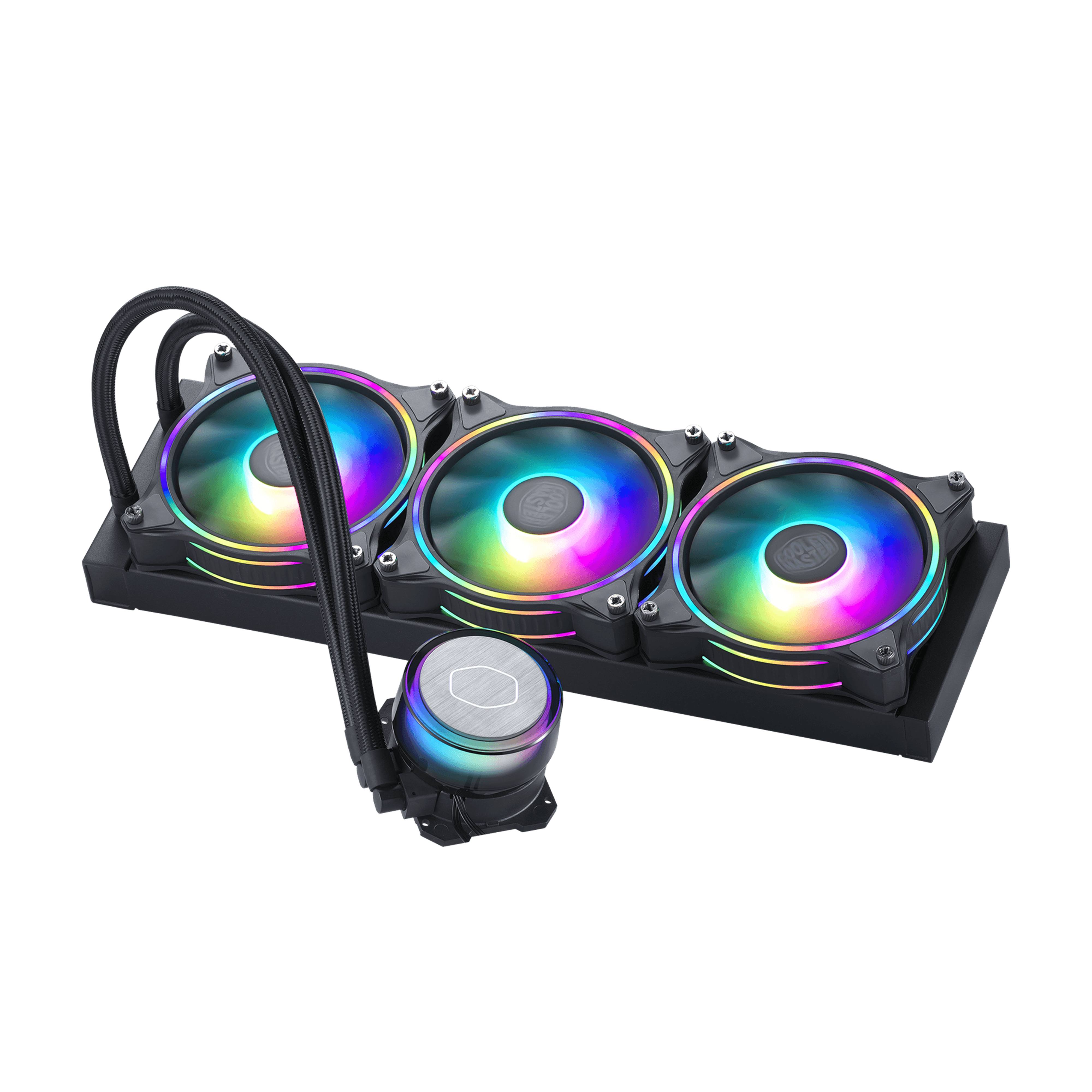Cooler Master MasterLiquid ML360 Illusion - Prozessor-Flüssigkeitskühlsystem - Kühlergröße: 360 mm - (für: LGA1156, AM2, AM2+, AM3, LGA1155, AM3