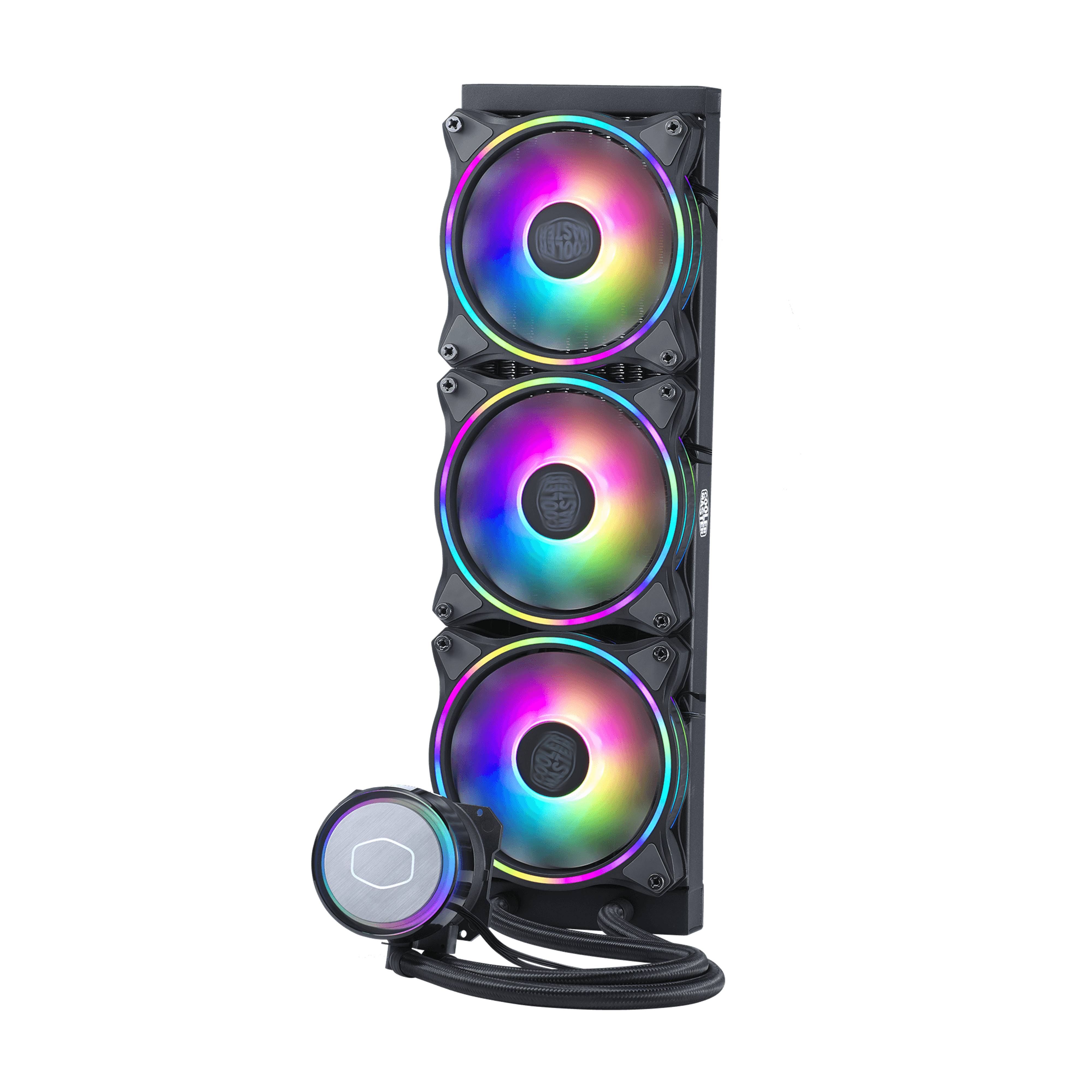 Cooler Master MasterLiquid ML360 Illusion - Prozessor-Flüssigkeitskühlsystem - Kühlergröße: 360 mm - (für: LGA1156, AM2, AM2+, AM3, LGA1155, AM3
