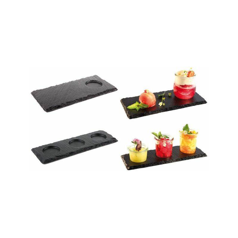 APS Naturschieferplatte, (B)280 x (T)100 mm, anthrazit