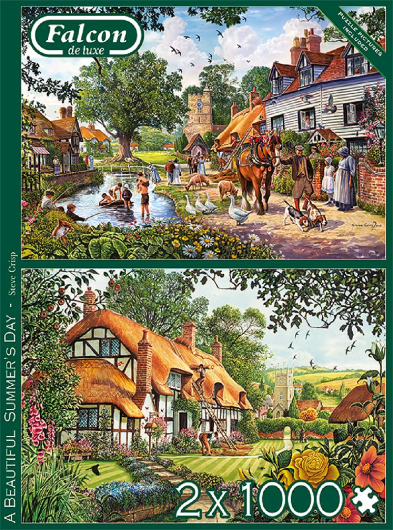A Beautiful Summers Day 2x1000 Teile Puzzle
