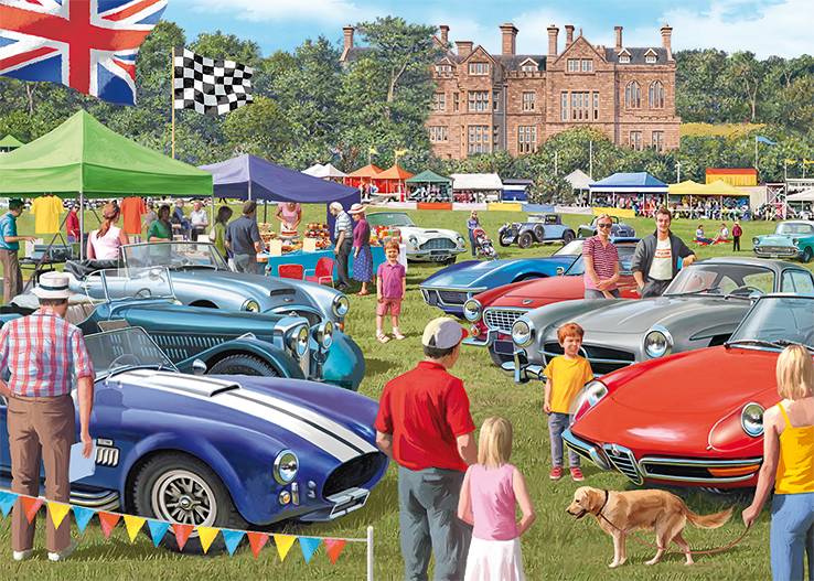 Victor McLindon The Car Show 1000 Teile Puzzle