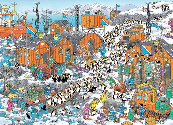 Jan van Haasteren Expedition zum Südpol 1000 Teile Puzzle