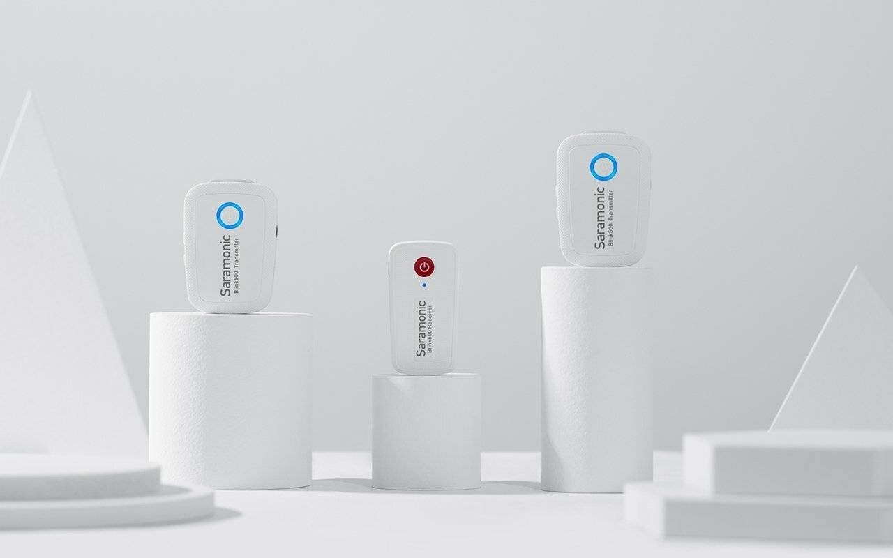 Saramonic Blink 500 B2W Zweikanal Funkmikrofon in weiß