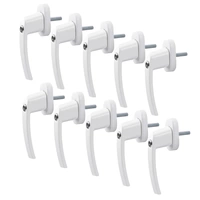 10 Stück Fenstergriffe abschließbar mit 2 Schlüsseln in weiß OLYMPIA 10 Stück Fenstergriffe abschließbar mit 2 Schlüsseln in weiß OLYMPIA