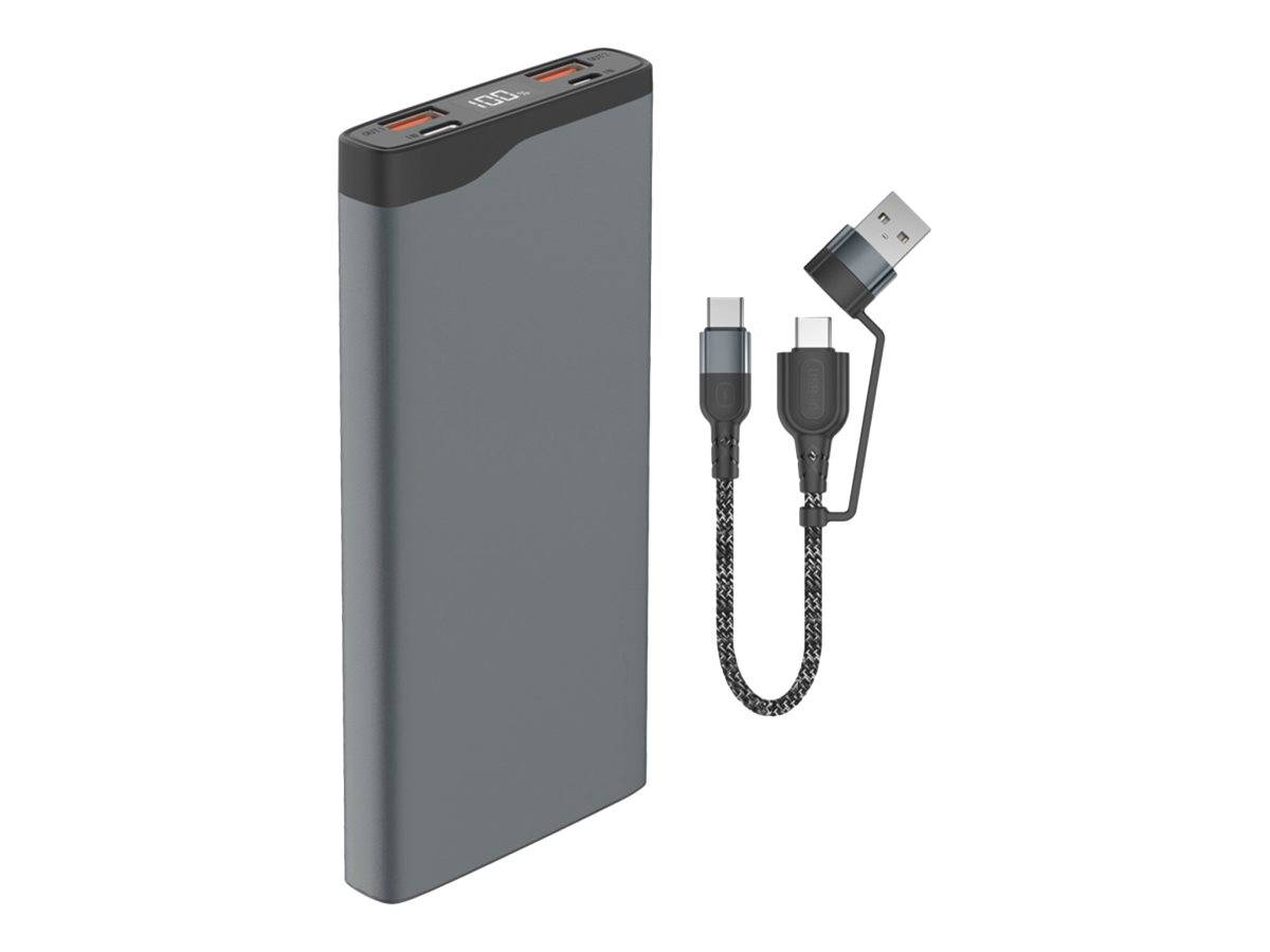 4smarts VoltHub Pro - Select Edition - Powerbank - 10000 mAh - 37 Wh - 22.5 Watt - 5 A - Huawei Fast Charge, PD 2.0, PD