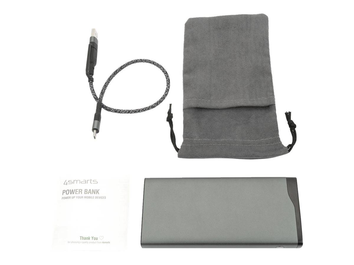 4smarts VoltHub Pro - Select Edition - Powerbank - 10000 mAh - 37 Wh - 22.5 Watt - 5 A - Huawei Fast Charge, PD 2.0, PD
