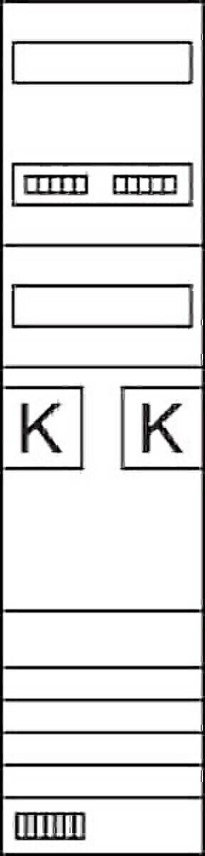 Hager Komplettfeld ZH3ET22