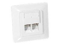equip - Ausgang - CAT 5e - RJ-45 X 2 - Pure White