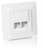 equip - Ausgang - CAT 5e - RJ-45 X 2 - Pure White