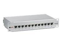 equip - Patch Panel - RJ-45 X 12 - Hellgrau, RAL 7035 - 1U - 25.4 cm (10")