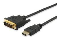 equip - Adapterkabel - Single Link - HDMI männlich zu DVI-D männlich