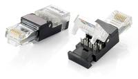 Equip Netzwerkanschluss - RJ-45 (M) - CAT 6 - Schwarz (Packung mit 2) - Steckver