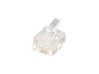 equip - Telefonanschluss - RJ-12 (M) - ungeschirmt (Packung mit 100)