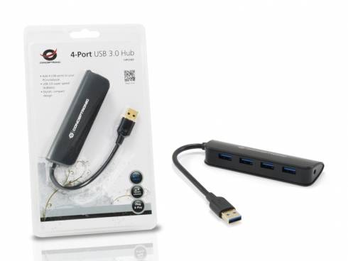 Conceptronic C4PUSB3 - Hub - 4 x SuperSpeed USB 3.0