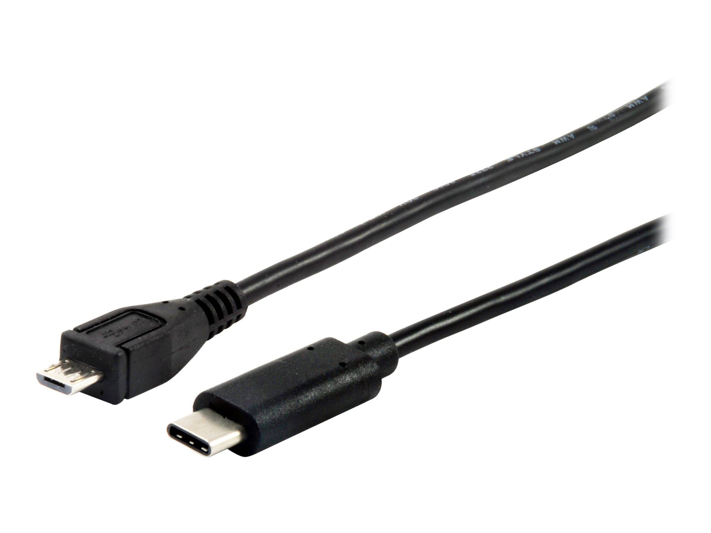 Equip - USB-Kabel - Micro-USB Typ B (M) bis USB-C (M)