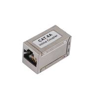Equip Cat.6A geschirmter modularer Inline-Koppler, RJ-45, RJ-45, Silber