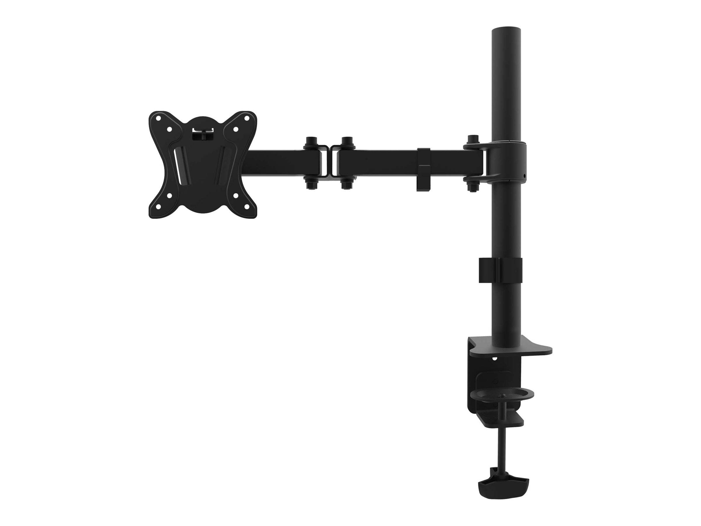 equip Monitor Desk Mount Bracket - Befestigungskit - für Monitor - Kunststoff, Aluminium, Stahl - pulverbeschichtet schw