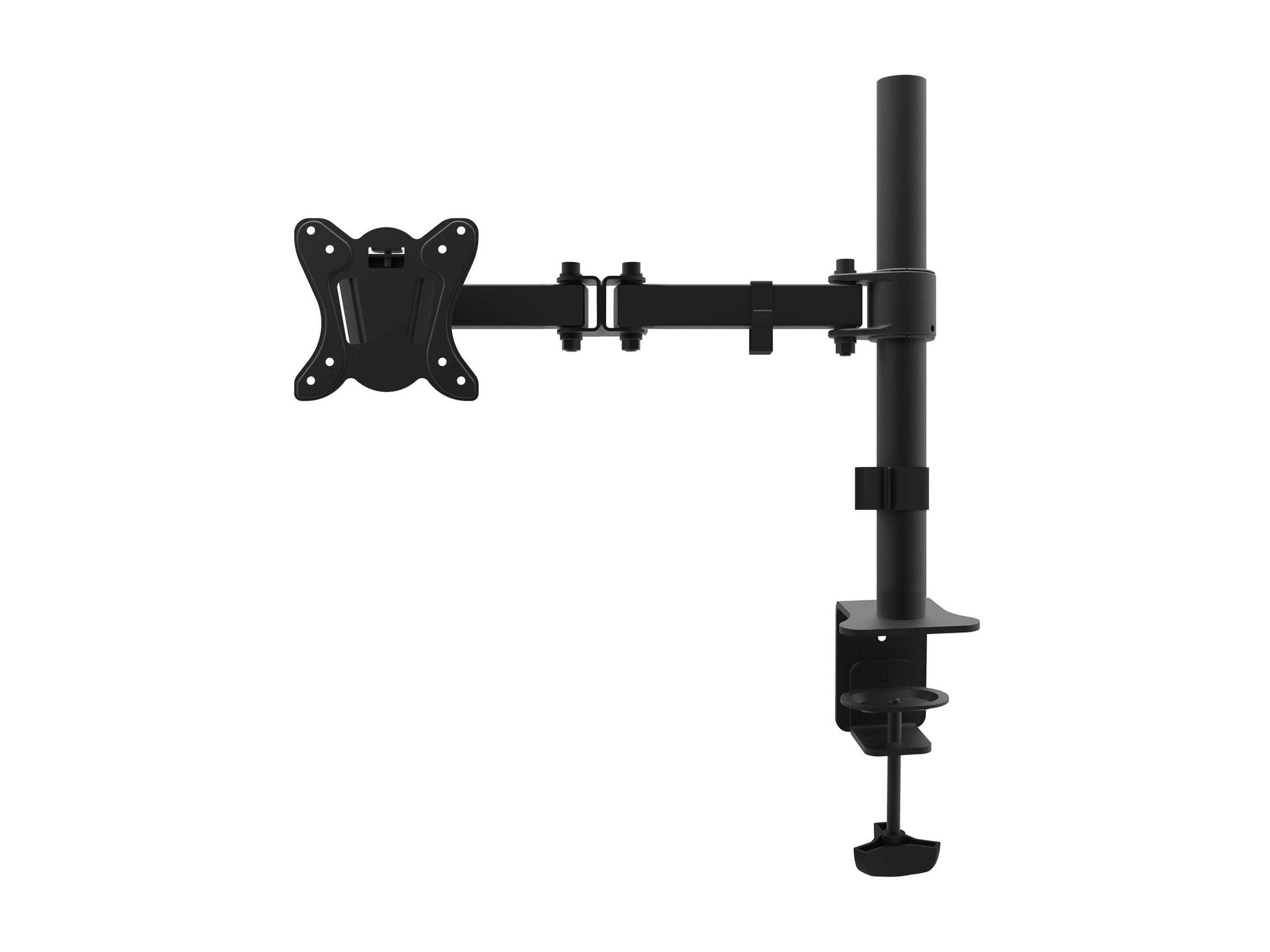 equip Monitor Desk Mount Bracket - Befestigungskit - für Monitor - Kunststoff, Aluminium, Stahl - pulverbeschichtet schw