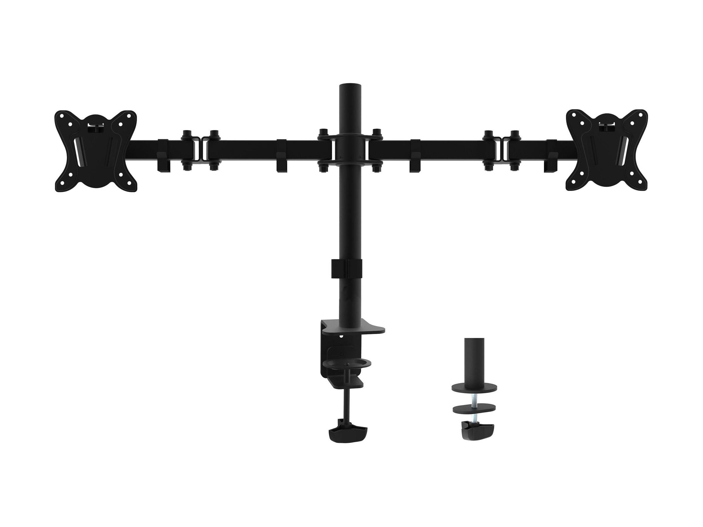 Equip Pro Articulating Dual Monitor Desk Mount Bracket - Befestigungskit - Voll beweglich - für 2 LCD-Displays - Kunstst