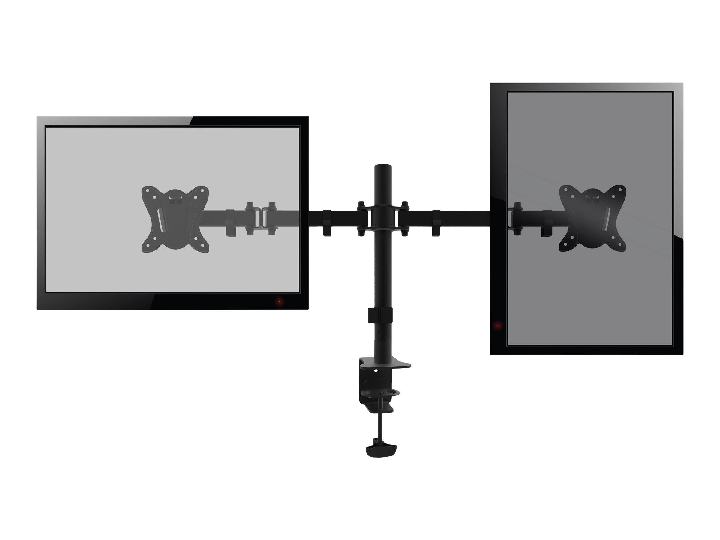 Equip Pro Articulating Dual Monitor Desk Mount Bracket - Befestigungskit - Voll beweglich - für 2 LCD-Displays - Kunstst