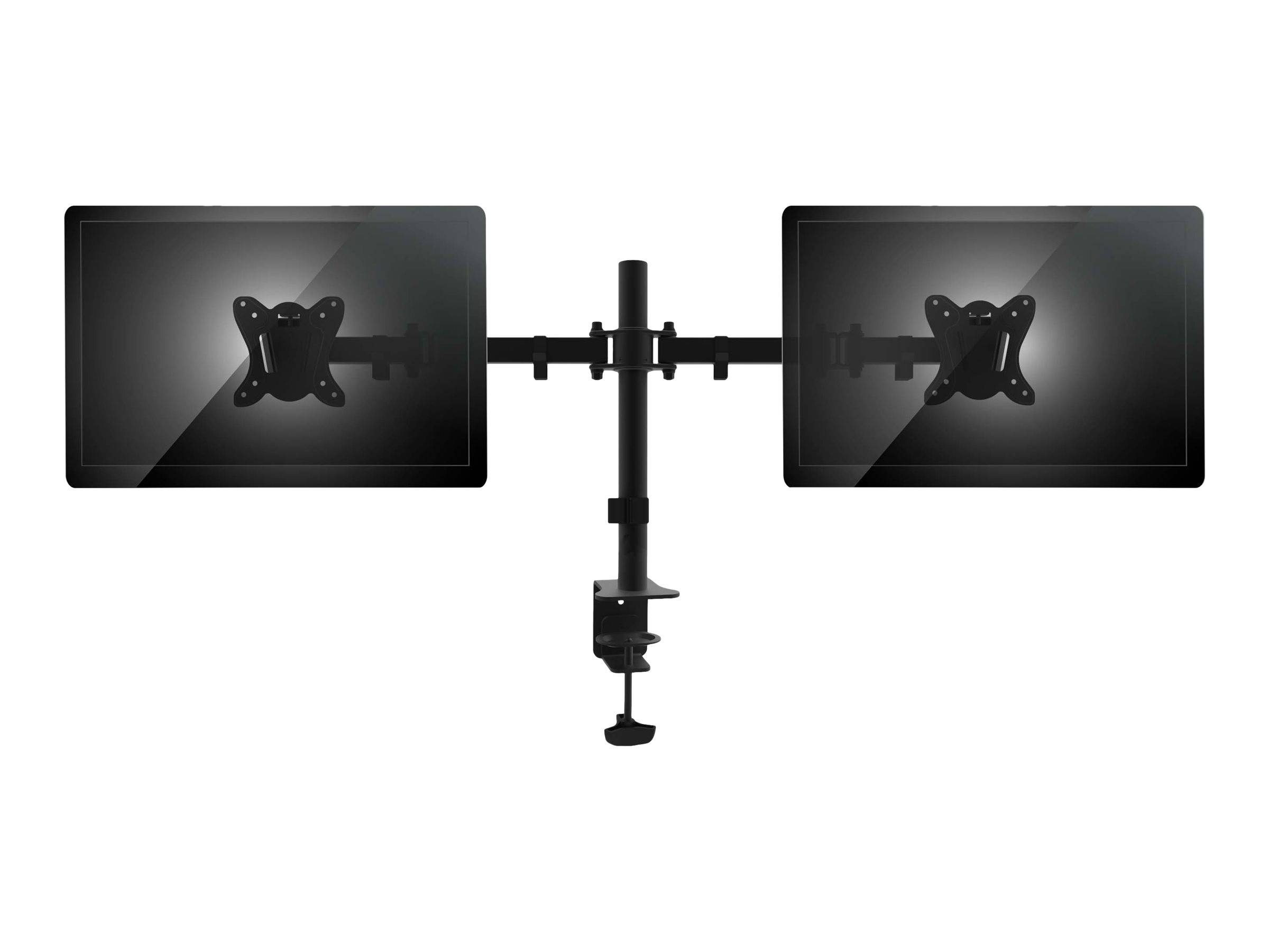 Equip Pro Articulating Dual Monitor Desk Mount Bracket - Befestigungskit - Voll beweglich - für 2 LCD-Displays - Kunstst