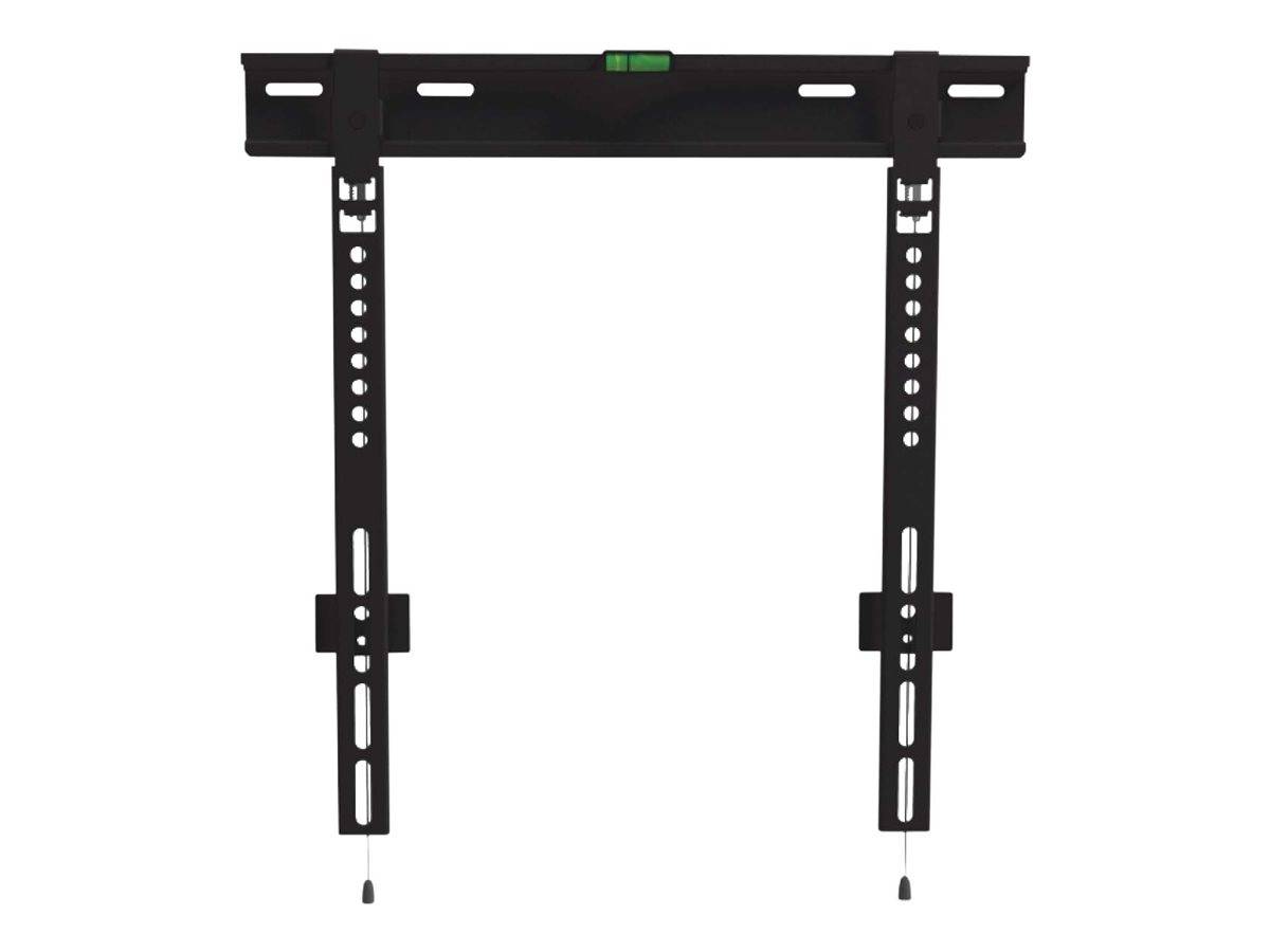 Equip Pro Fixed TV Wall Mount Bracket - Klammer - für Flachbildschirm - Stahl - pulverbeschichtet schwarz - Bildschirmgr
