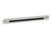 equip Pro ISDN - Patch Panel - CAT 3 - RJ-45 X 25 - Hellgrau - 1U - 48.3 cm (19"")