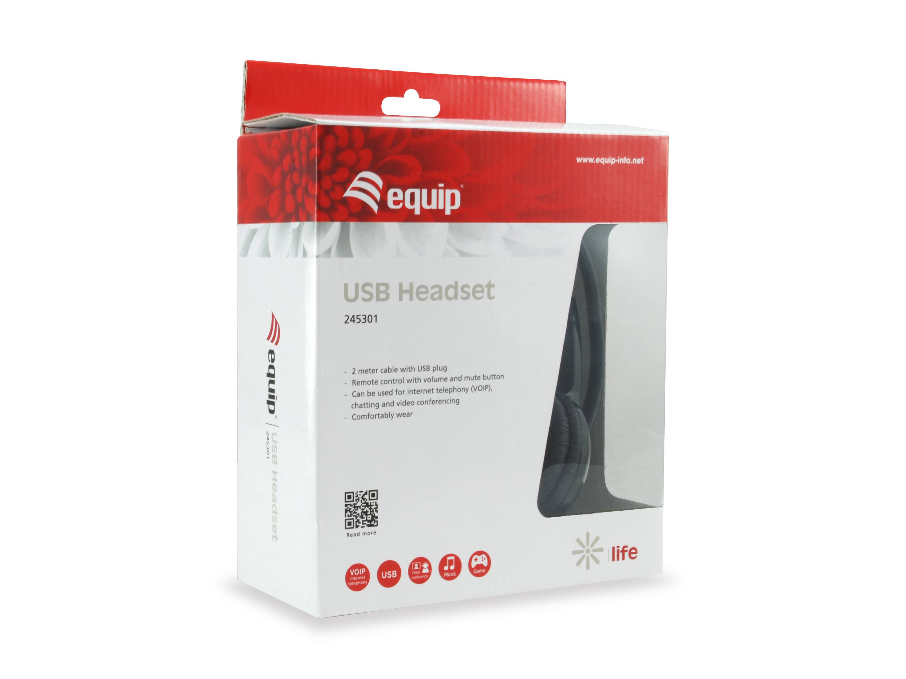 Equip Life - Headset - ohrumschließend - kabelgebunden