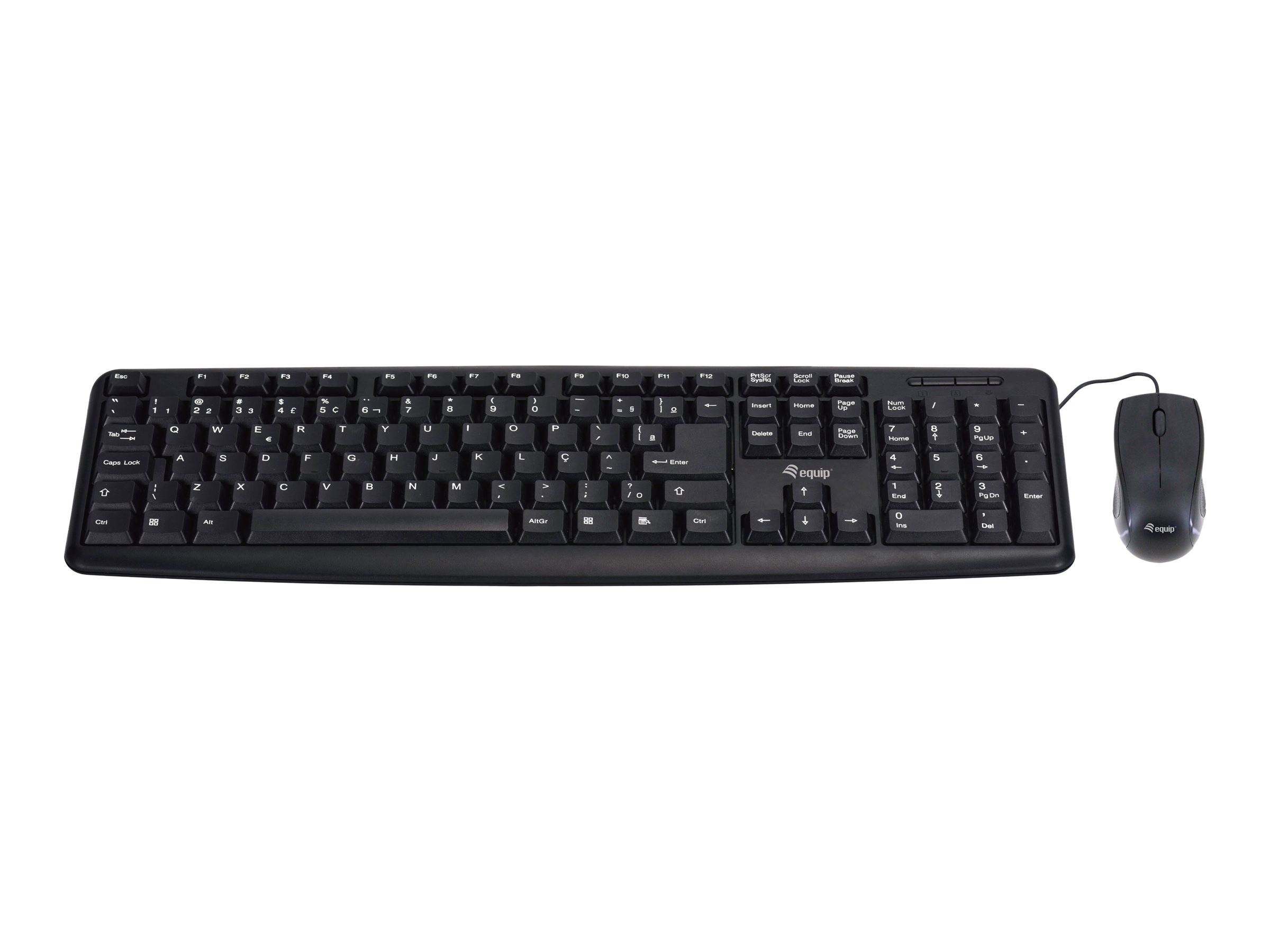 equip Life - Tastatur-und-Maus-Set - USB - Portugiesisch