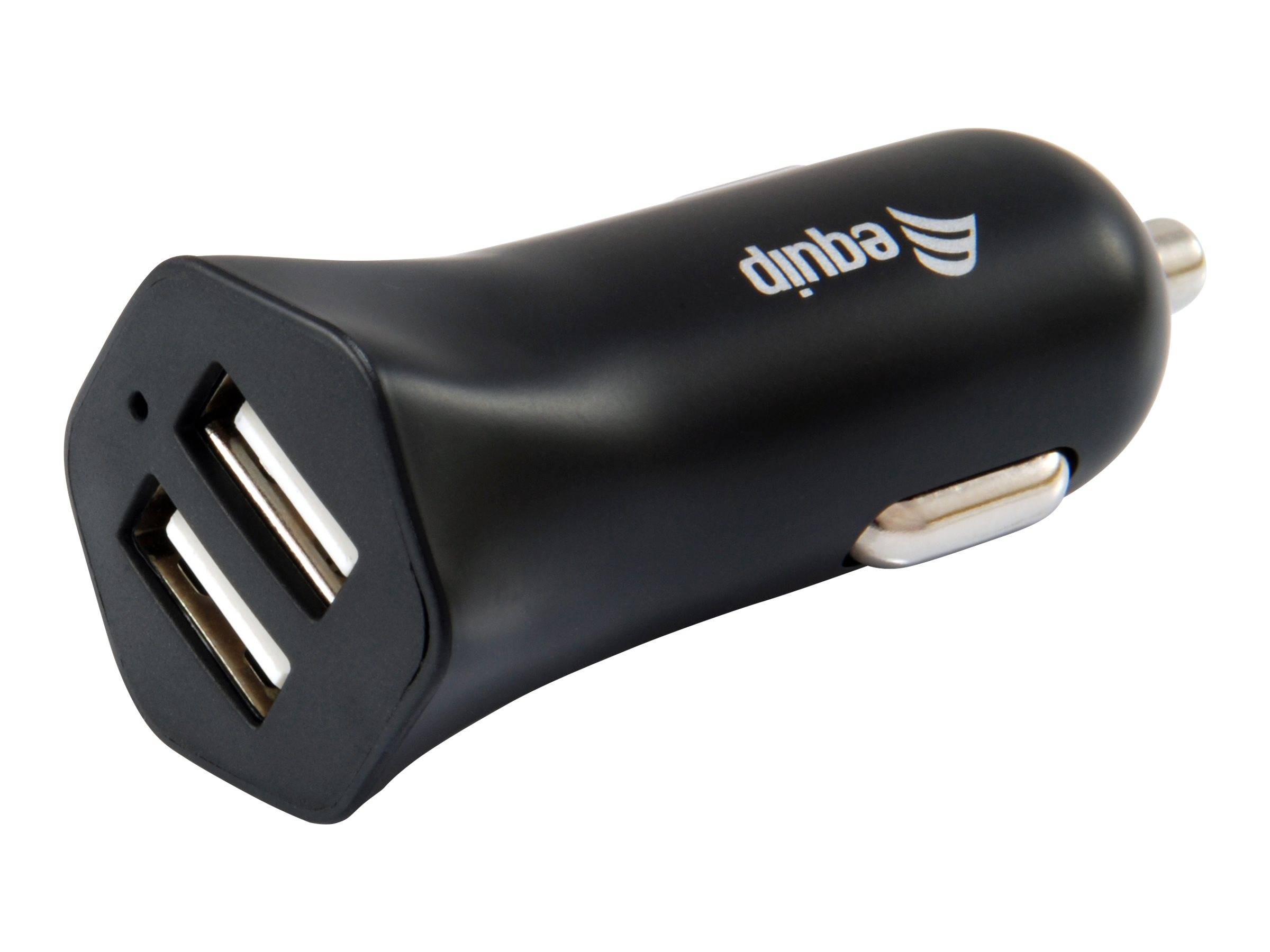 equip Life - Auto-Netzteil - 12 Watt - 2.4 A - 2 Ausgabeanschlussstellen (USB)