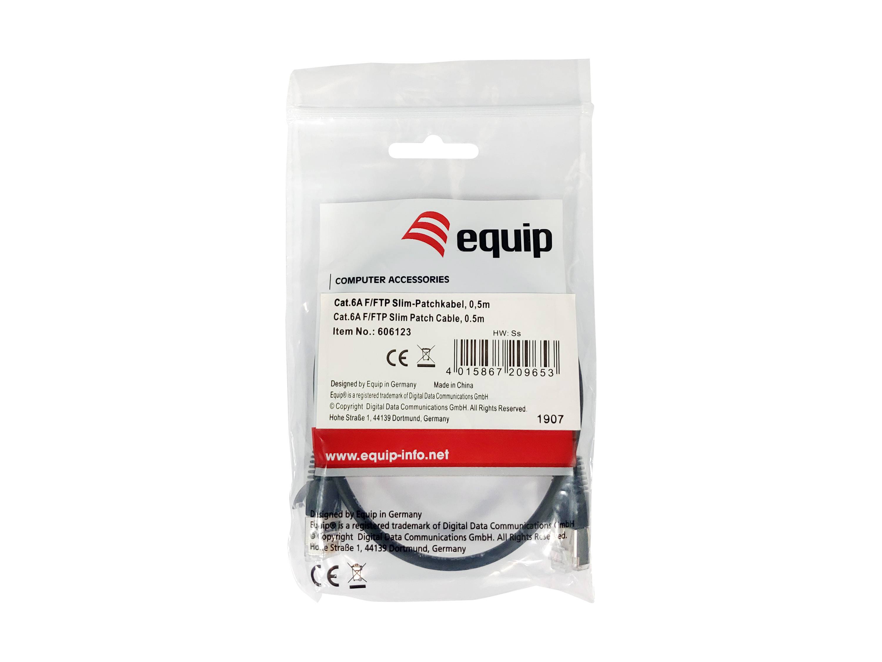 equip Slim - Patch-Kabel - RJ-45 (M) zu RJ-45 (M)