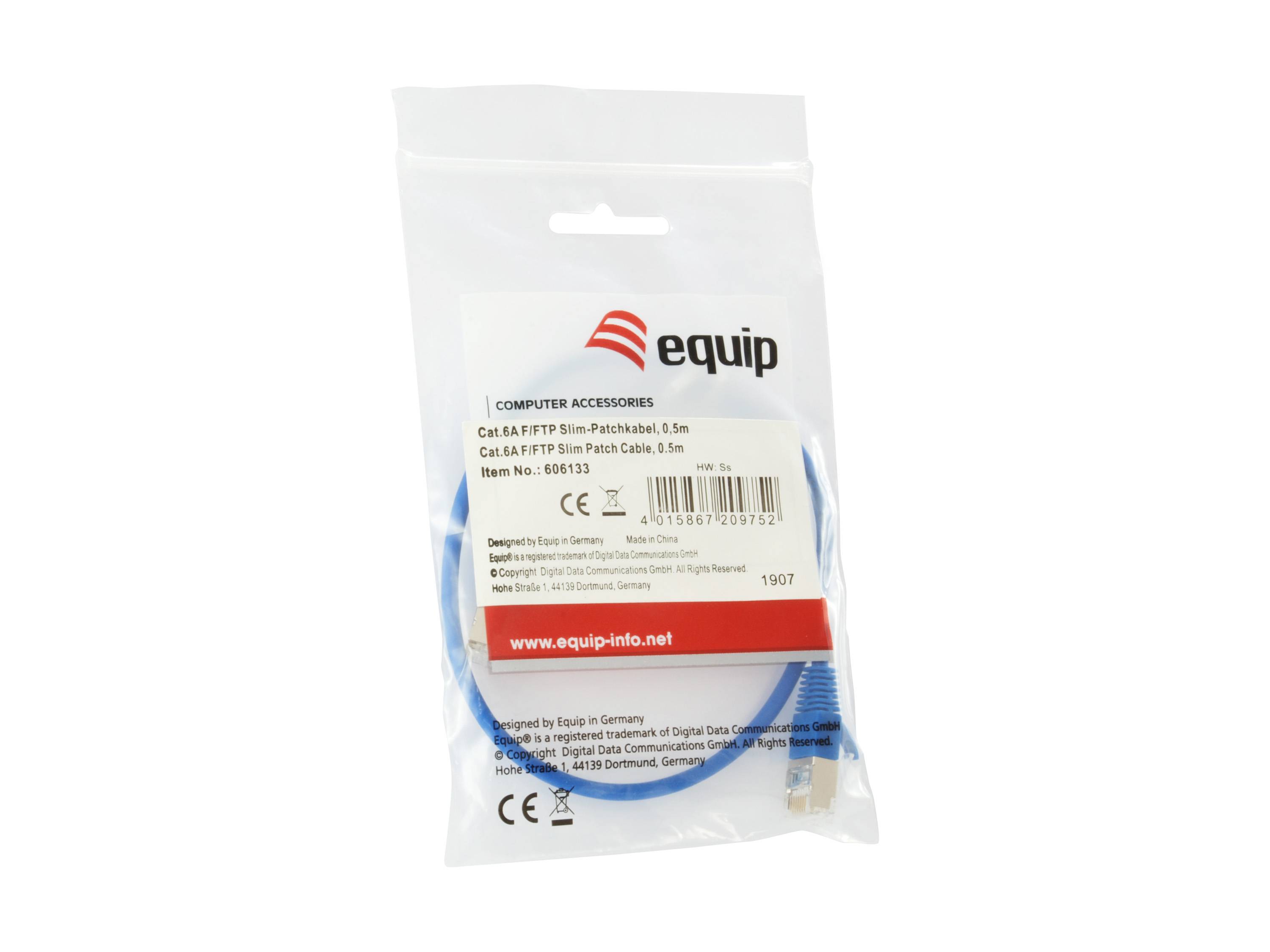 Equip Slim - Patch-Kabel - RJ-45 (M) zu RJ-45 (M)