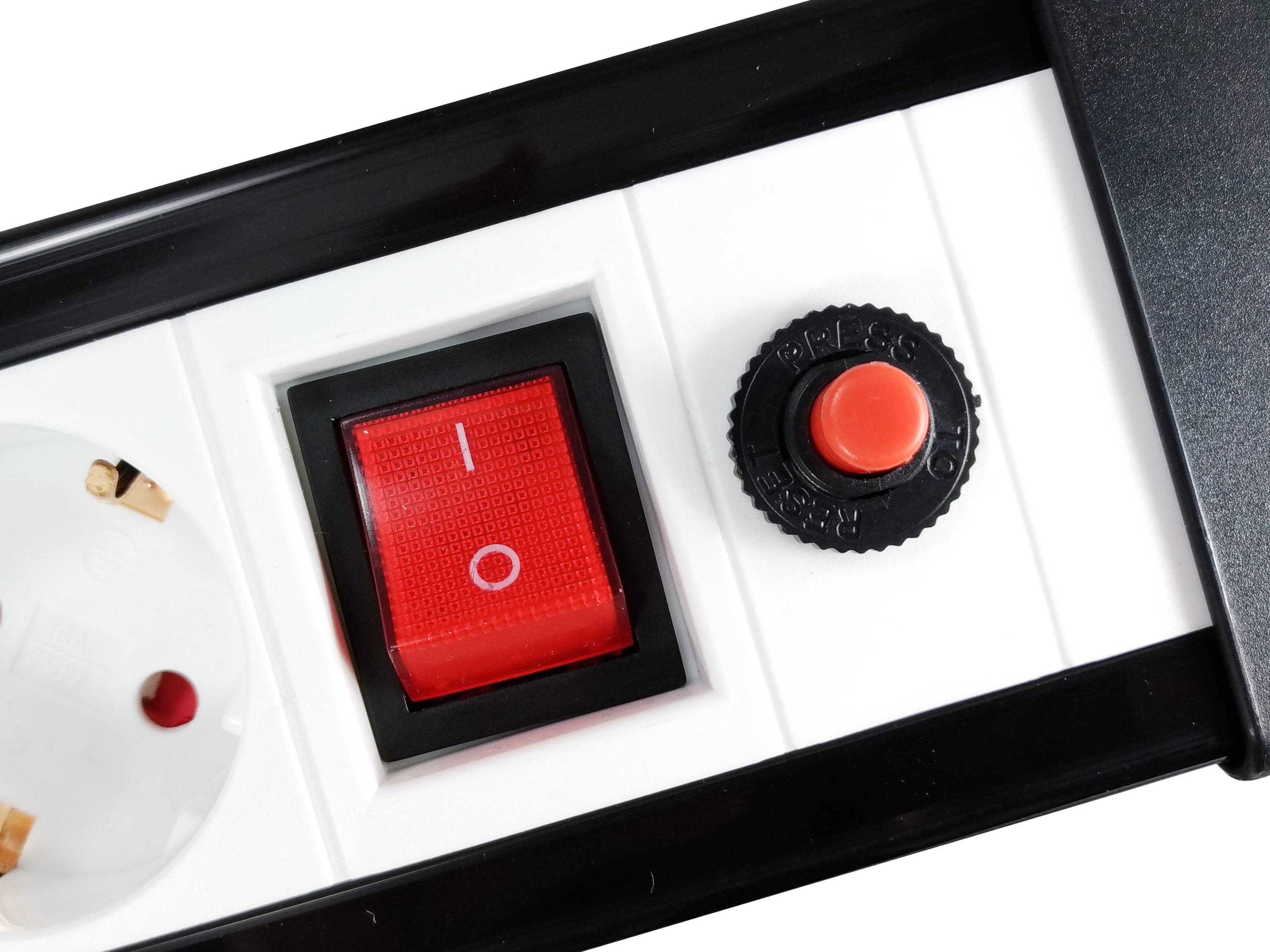 equip Life - Version 1 - Steckdosenleiste - Wechselstrom 250 V - 3500 Watt - Eingabe, Eingang Typ F - Ausgangsanschlüsse